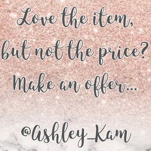 🤍 Feel free to make an offer 🤍